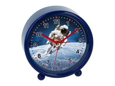 Wecker Astronaut dunkelblau - bb-Klostermann 54067 - Motiv Uhr Quarz