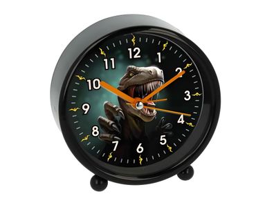Wecker T-Rex schwarz - bb-Klostermann 54066 - Motiv Uhr Quarz
