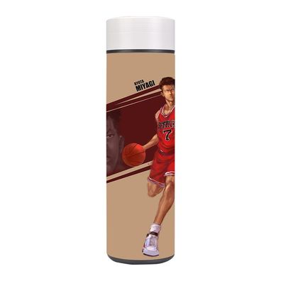 Anime Slam Dunk 450ml Edelstahl Thermosbecher Kinder Thermosflasche