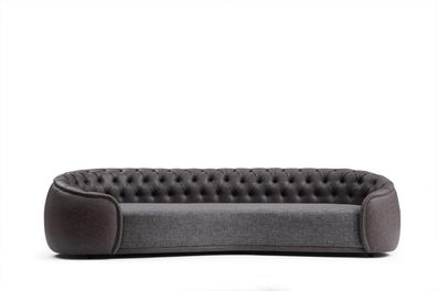 Sofa 4-Sitzer Sofas Couchen Wohnzimmer Design Material Kunstleder Textil