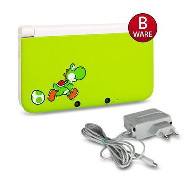 Nintendo 3DS XL Konsole Yoshi Special Edition in Grün mit Ladekabel #21B