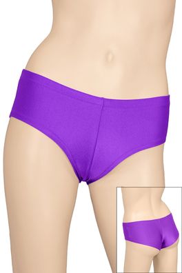 Damen Panty Slip Lila Panties elastisch glänzend stretch shiny Made in Germany!