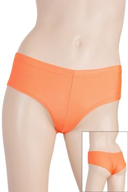 Damen Panty Slip Orange Panties elastisch glänzend stretch shiny Made in Germany!