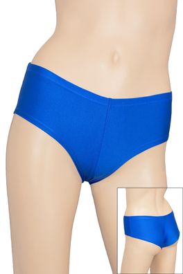 Damen Panty Slip Royalblau Panties elastisch glänzend stretch shiny Made in Germany!