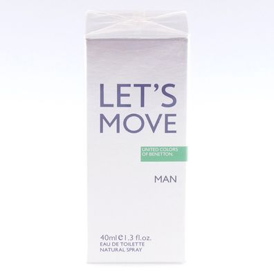 Benetton Let´s Move Man 40 ml Eau de Toilette Spray for Men