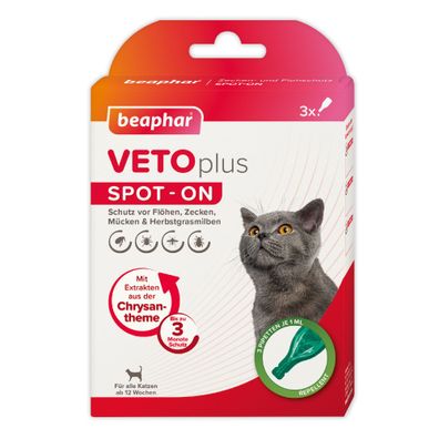 Beaphar VETOplus SPOT-ON für Katzen
