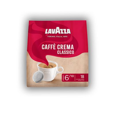 Lavazza Caffe Crema Classico Pads 18 Kaffeepads in einer Packung 125g