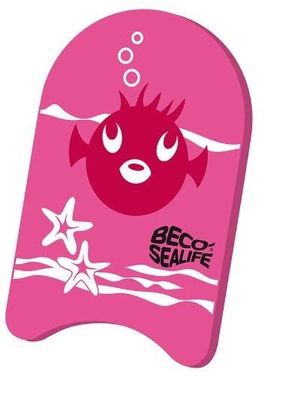 BECO Kinder Schwimmbrett Sealife Aqua Board Wasserbrett pink