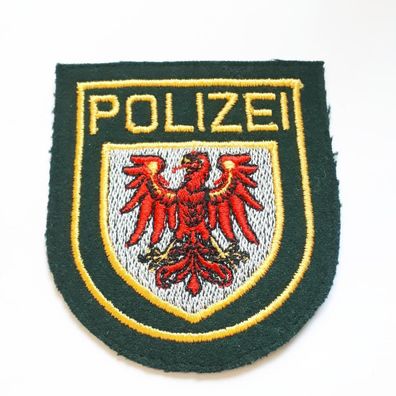 Aufnäher Patch Polizei Brandenburg gestickt
