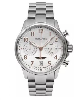 Iron Annie 5876M-4 Herren Uhr Armbanduhr Quarz Edelstahl