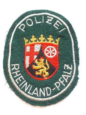 Aufnäher Patch Polizei RP Rheinland-Pfalz gestickt