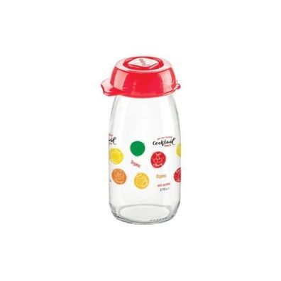 Sarina Echtglas Glasflasche Frucht Saft Trinkflasche für Kinder 0,25 Liter