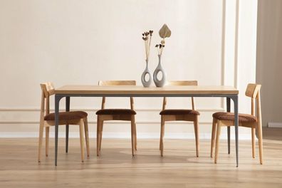 Esstisch Braun Tisch Luxus Esszimmer Stil Klassischer Modern Möbel Neu