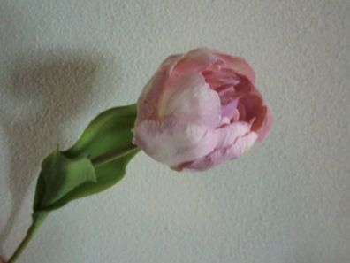 Tulpe gefüllt rosa, künstliche Tulpe natural touch, Kunstblume, Seidenblume, Frühling