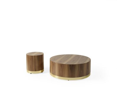 Couchtisch Tisch Beistelltisch Wohnzimmertisch Holz Tische Beistell Rund