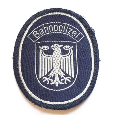 Aufnäher Patch Bahnpolizei