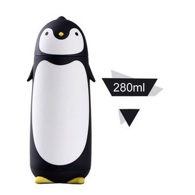 Cute 3D Pinguin Edelstahl Thermosbecher Cartoon Thermoskanne Student Isolierflasche