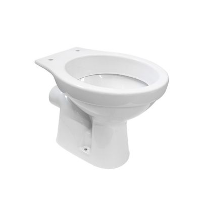 Stand WC Toilette Abgang Waagerecht Wand Tiefspüler Weiß Stehend NEU