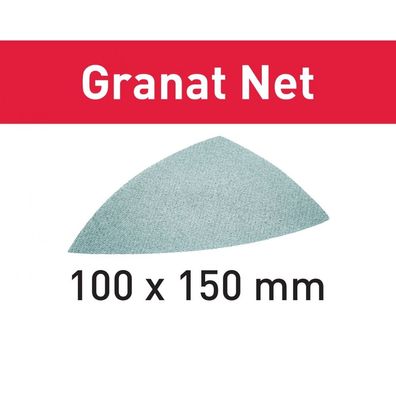 Festool Netzschleifmittel STF DELTA P100 GR NET/50 Granat Net (203321), 50 Stück