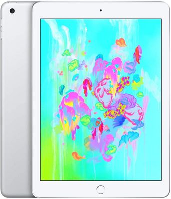 Apple iPad 5. Generation (2017) 32GB Wi-Fi & Cellular Silver - Neuwertig