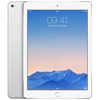 Apple iPad Air (2014) 2. Generation 16GB Wi-Fi & Cellular Silber - Neuwertig