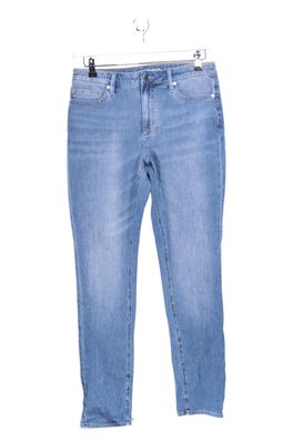 LANDS END Jeans Straight Leg mid rise slim jeans Damen blau Gr. 40 L30