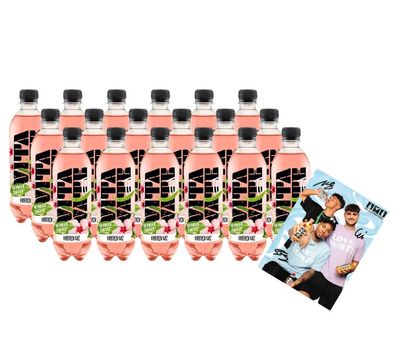 NEUE SORTEN 18er Set Vitavate Hibiskus Tee 18x 0,5L mit digitalisierter Autogrammkart