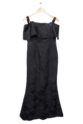 AIDAN MATTOX Ballkleid Damen Gr. 38 schwarz
