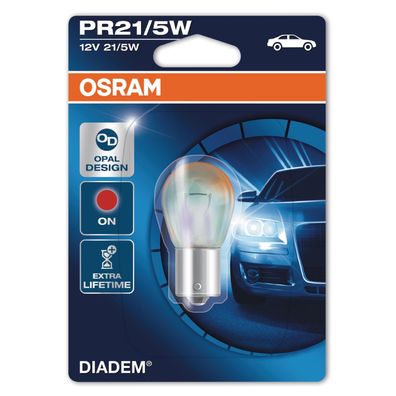 Osram PR21 21W / 5W Diadem Opal Design 12V Bremsleuchte Rot Lampe Rückleuchte