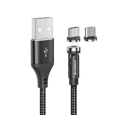 Magnetisches Kabel für USB-C und Micro Lade- und Synchronisationskabel