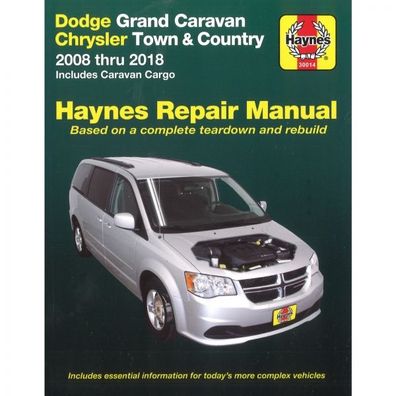 Dodge Grand Caravan Chrysler Town Country Caravan Cargo 2008-2018 Haynes