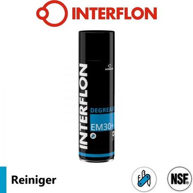 Interflon Degreaser EM30+ Aerosol 500 ml Entfetter Reiniger Sprühdose