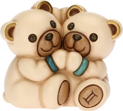 Thun Teddy - Zwillinge aus Keramik 7,3 x 5,6 x 6,5 cm h F3094H90