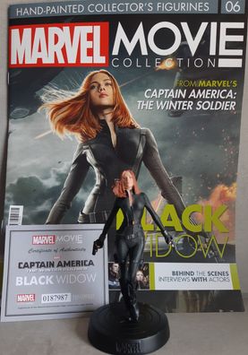 MARVEL MOVIE Collection #02 Marvel Black Widow Figurine Eaglemoss englisches Magazin