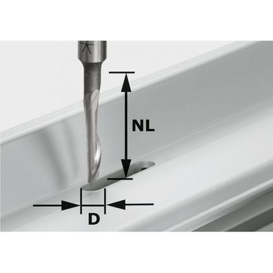 Festool Aluminiumfräser HS S8 D5/ NL23 (491036)