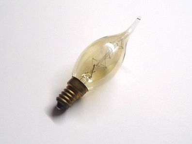 Filament Retro Kerzenlampe Windstoß Glühlampe 40W 230V E14 2200K