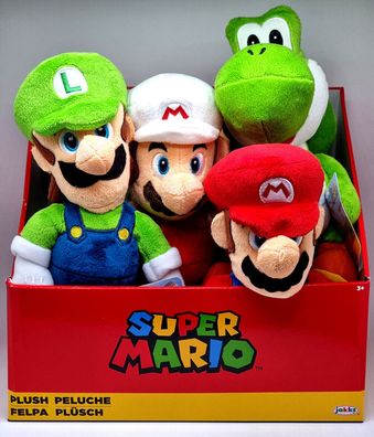Jakks Pacific Offiziell lizenziert Super Mario Plüschfigur ca. 24 cm Nintendo