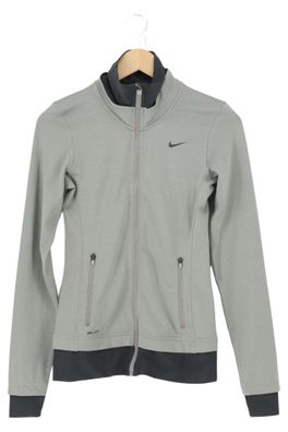 NIKE Trainingsjacke Damen grau Gr. XS Ungefüttert