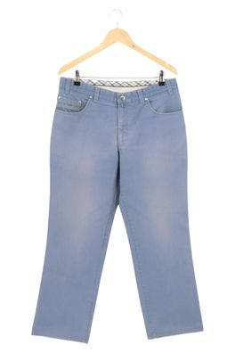 LUIGI MORINI Jeans Straight Leg Damen blau Gr. 52 L28