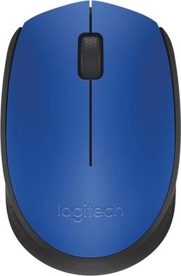 Logitech M171 Kabellose Maus 2.4 GHz USB-Empfänger 3 Tasten Optisch PC Mac Blau