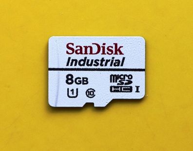 NEU: 8 GB SanDisk Industrial microSDHC Class 10 U1 micro SD microSD 8GB Sdsdqaf3-008g
