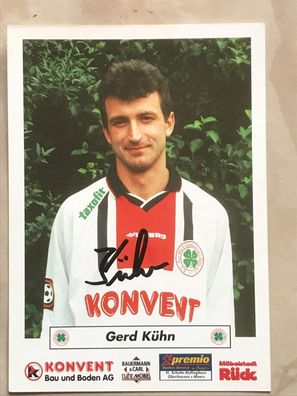 Gerd Kühn SC RW Oberhausen Autogrammkarte orig signiert Fußball #5595