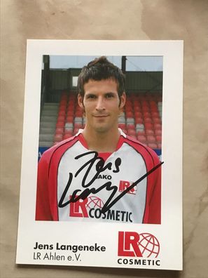 Jens Langeneke LR Ahlen Autogrammkarte orig signiert Fußball #5592