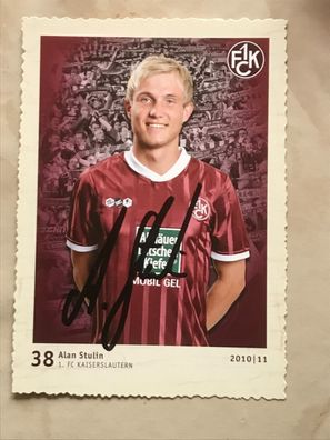 Alan Stulin FC Kaiserslautern Autogrammkarte orig signiert Fußball #5584
