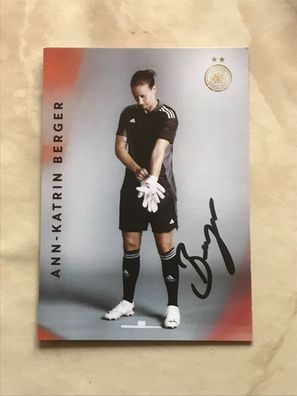 Ann-Katrin Berger DFB Frauen Autogrammkarte orig signiert Fußball #5559
