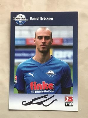 Daniel Brückner SC Paderborn 07 Autogrammkarte orig signiert TV FILM #5504