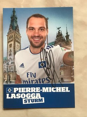 Pierre Michel Lasogga 2018-19 HSV Hamburger SV Autogrammkarte orig signiert 5470