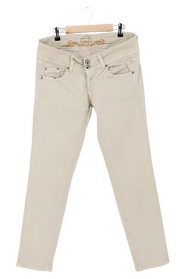 Marlboro Classics Jeans Straight Leg Damen beige Gr. 40 L30