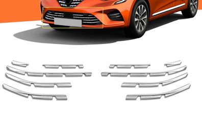 Stoßstange Zierleisten (UNTEN) Edelstahl 10-tlg für Renault Clio V