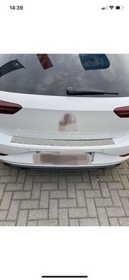 Ladekantenschutz Edelstahl mit Abkantung für VW POLO 6 VI Facelift ab Bj.11/2021